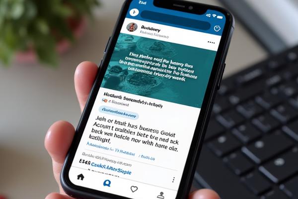 Mockup eines inspirierenden LinkedIn-Posts mit einem Zitat