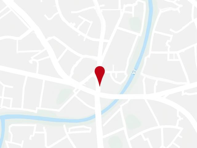 Karte von Nottingham mit Marker für Glow Check Health Limited Adresse
